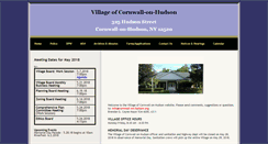 Desktop Screenshot of cornwall-on-hudson.org